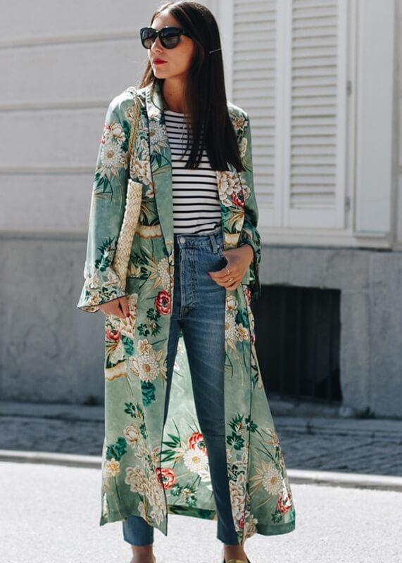 Kimono damske dlhe