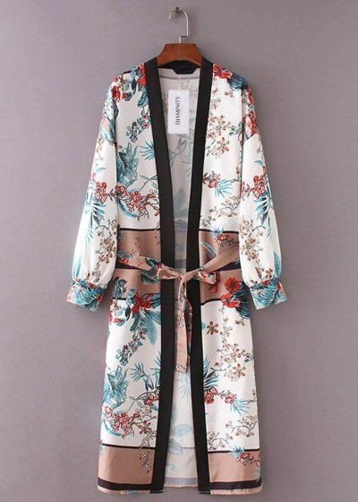 Kimono dlhé letné svetle