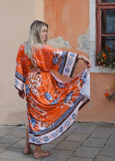 Letné pestrofarebne boho kimono